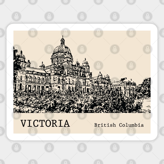 Victoria British Columbia Sticker by Lakeric